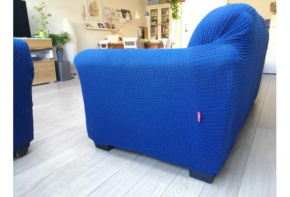 Bankstel ikea 2,5 zits en loveseat blauw - IMG-20220418-WA0004