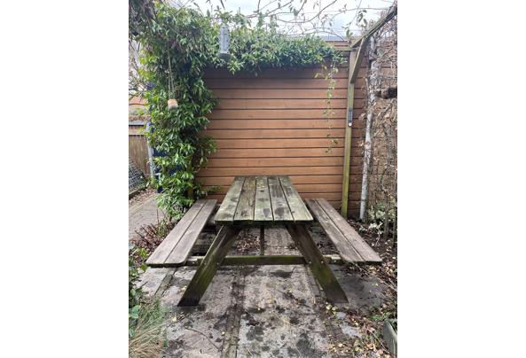 Picknicktafel met inklapbare banken - IMG_1981