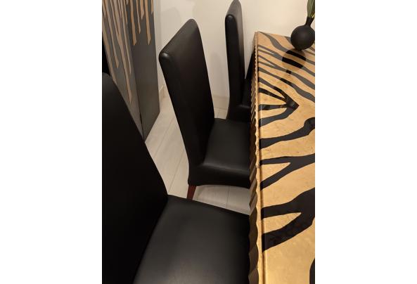 6 eetkamer stoelen afneembaar  - image