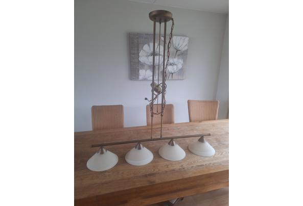Hanglamp met 4 glazen kappen - Bronskleurig - 20260307_100946