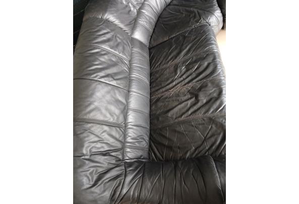 Gratis leren hoekbank - met gebruikssporen  - 20260314_103638