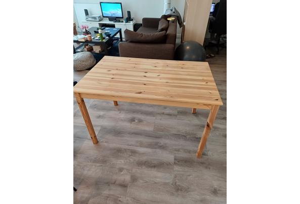 Houten (bureau) tafel 120x75x73 cm - 20240902_185437