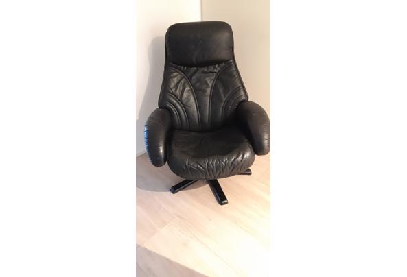Fauteuil/stoel Leer op draaipoot - 20251211_142114-(1)