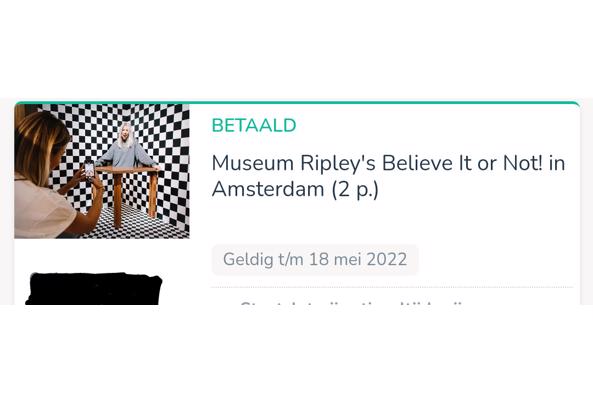 2 kaartjes leuk museum in Amsterdam  - Screenshot_20220516-173631~3