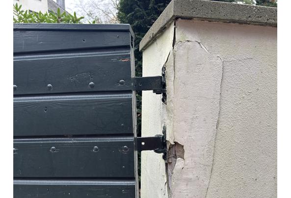 Te koop: Een houten tuinhek (poort) bestaande uit twee delen. - IMG_1298