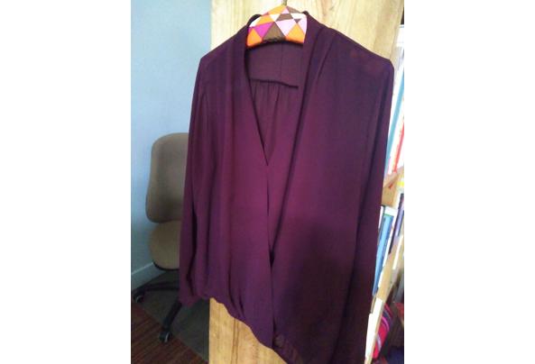 elegante transparante blouse met v hals bordeaux - IMG_20210307_130756