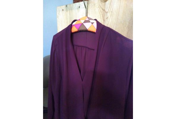 elegante transparante blouse met v hals bordeaux - IMG_20210307_130759