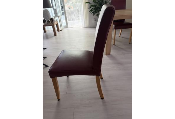 Vier prima leren eethoekstoelen - IMG_3412