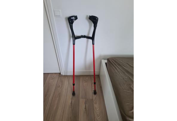 Red/Black crutches - 16276251552824894466828366317736