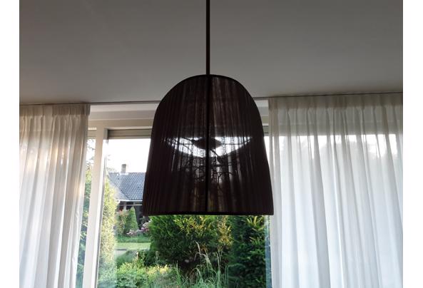 Hanglamp bruin tule kap - 20240624_210131