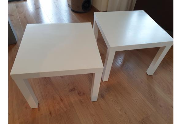 2 witte Ikea tafeltjes  - 20211205_114402