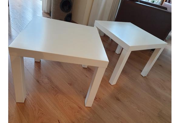 2 witte Ikea tafeltjes  - 20211205_114431