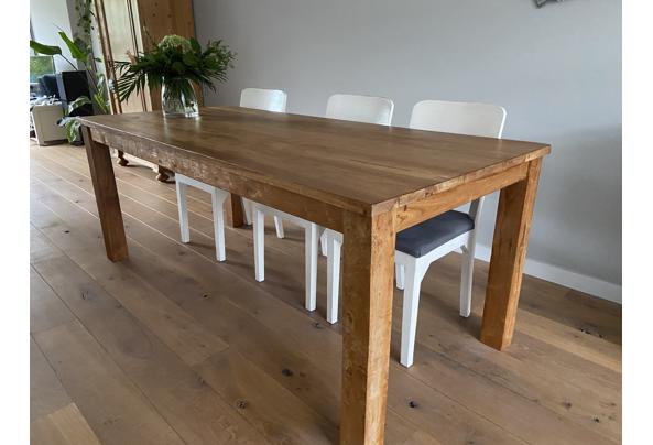 Teakhouten eetkamertafel 200 x 90 cm - IMG_5390