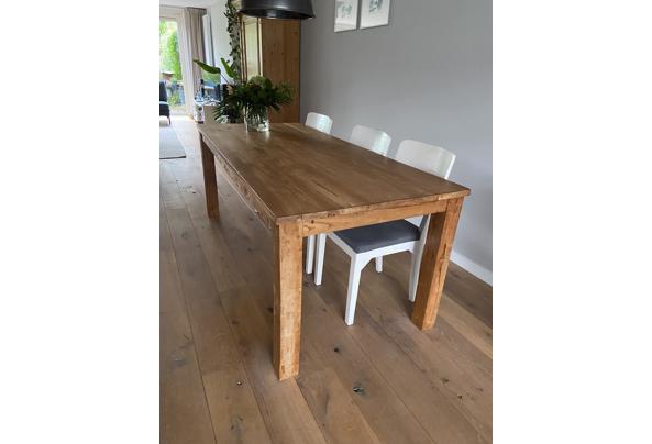 Teakhouten eetkamertafel 200 x 90 cm - IMG_5392