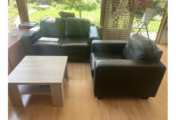 Tweezitsbank en fauteuil (zwart) - IMG_1347