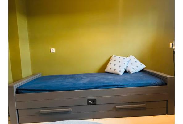 Kinderbed grijs met lade voor extra bed - Bed-2