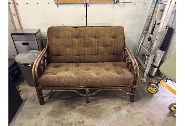 Rotan bankje met kussen - IMG_3513