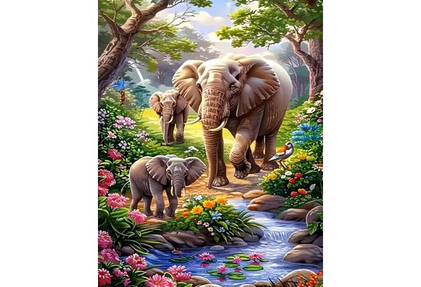 50x40cm Diamond Painting Olifant meerkleurig (rond) nr 80 - 1-e9cd18f9-cbf9-4ce2-afcb-263e5ab089e5_639175078126490835