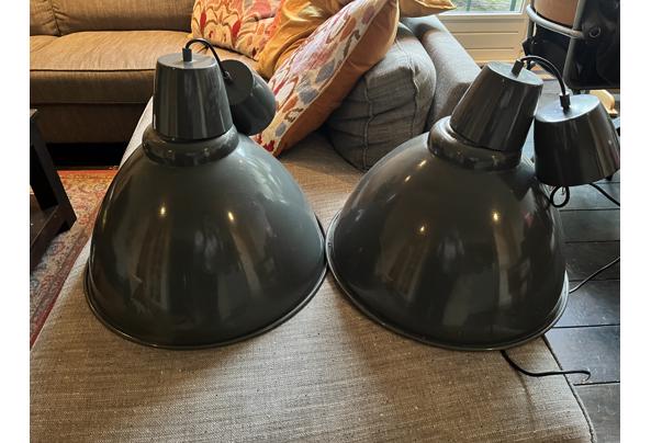 2x IKEA hanglampen donker grijs  - IMG_3714