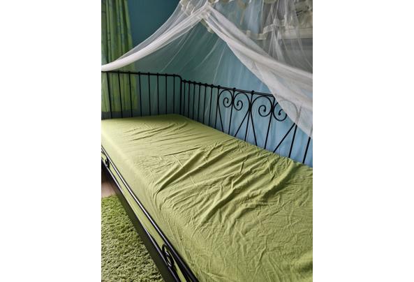 Ikea princessenbed zwart met lattenbodem 90/200 - 20251227_103401