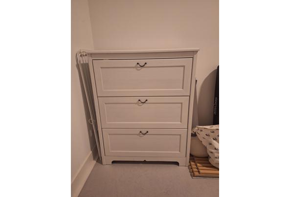Houten witte ladekast met 3 lades - 20251003_201827