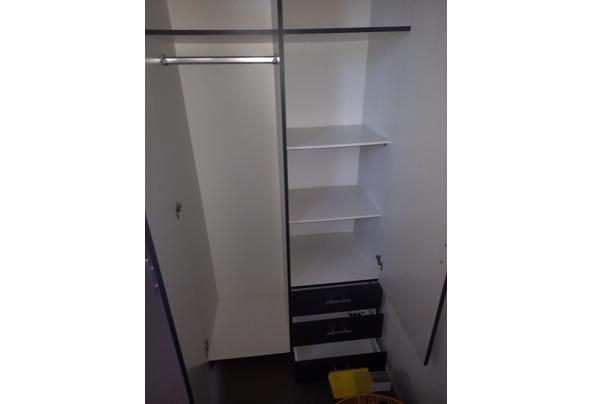 Kledingkast Sprint 2-deurs - donkergrijs - 200x98,5x50 cm - 20221104_162525