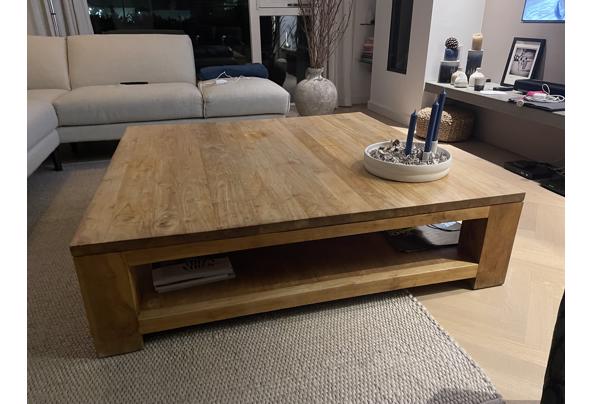 Teakhouten salontafel - IMG_6516