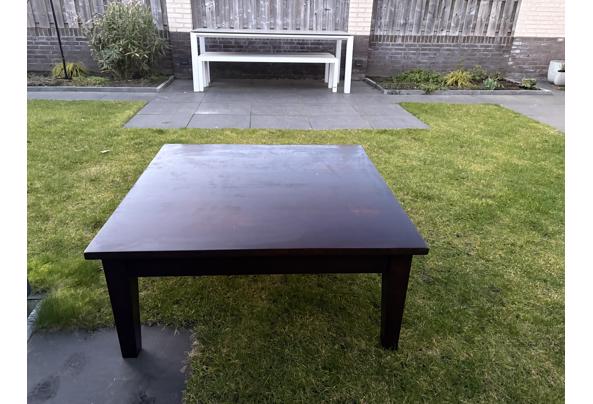 Houten bruine salontafel  - IMG_1948