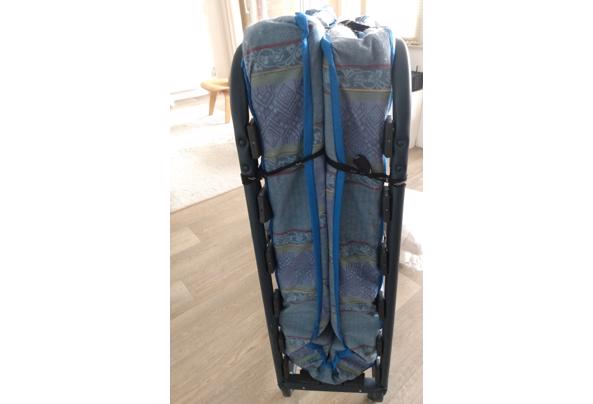 Opklapbaar vouwbed op wieltjes - vouwbed3