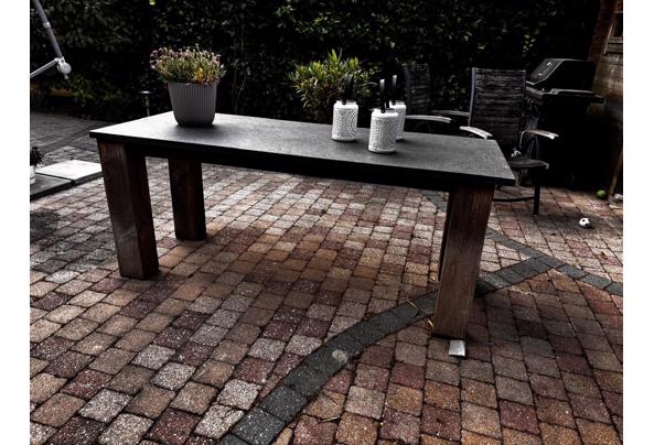 Zware tuintafel met leistenen blad - 65e114b1-d1cd-4cdf-a238-b66eddf3644a