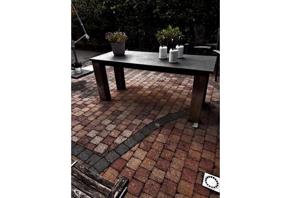Zware tuintafel met leistenen blad - 7f30c7e5-7908-41b1-a92d-fb689e91e971