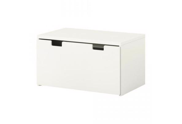 3 x IKEA STUVA banken. 2 met laden, 1 zonder la. - 588957010_stuva-bank-met-bergruimte__0112711_PE264606_S4