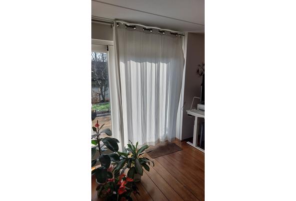 6x Witte gordijndelen - 17714162972175540949564180743706