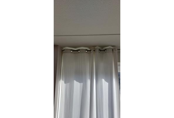 6x Witte gordijndelen - 17714163199958881197665813996905
