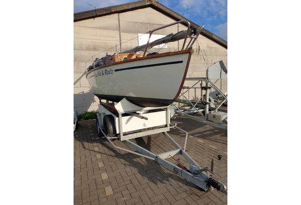 Zeilboot hout met trailer Opknapper - IMG-20240216-WA0002