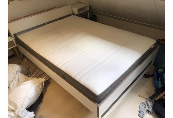 Tweepersoons bed + matras - IMG_3172
