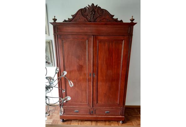 Antieke houten hang/leg kast - 20230704_105900