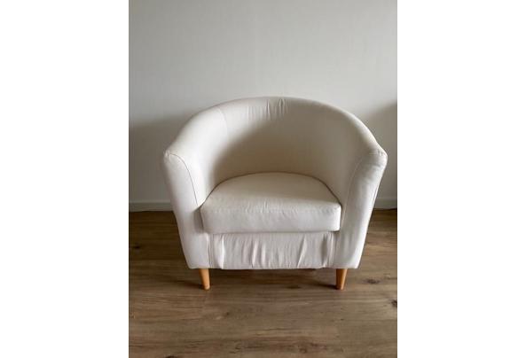 Cremekleurige fauteuil - fauteuil