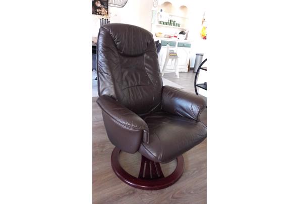 Leren draaifauteuil. - IMG-20260330-WA0002