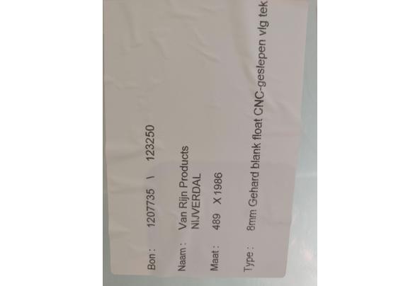 Inklapbare glazen douche/badwand - 17911058369915094032830880891339