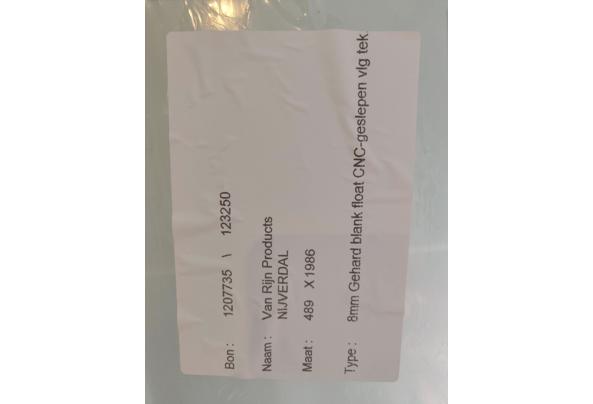 Inklapbare glazen douche/badwand - 17911061411195205275174770784068