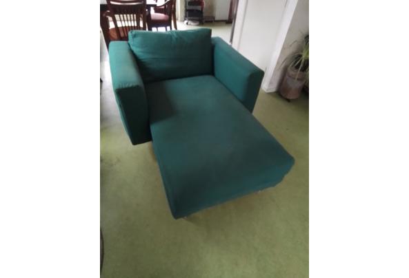 chaise longue  met nieuwe groene bekleding  - 20241106_141149