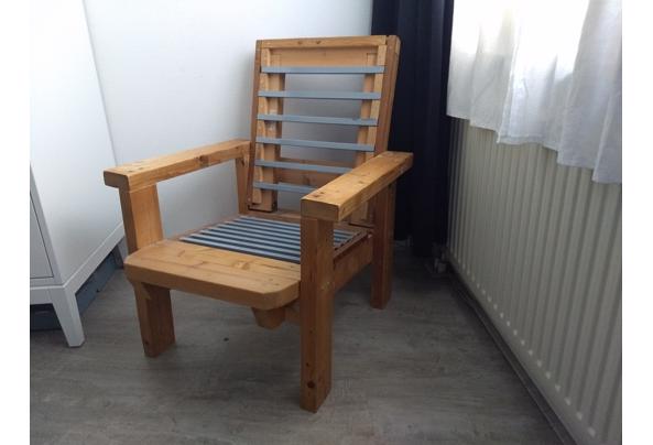 Zelfgemaakte 'Rietveld' stoel van hout en staal - IMG_20240622_110011125
