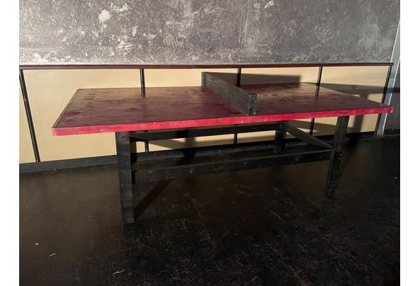Zelf gebouwde tafeltennistafel - 2