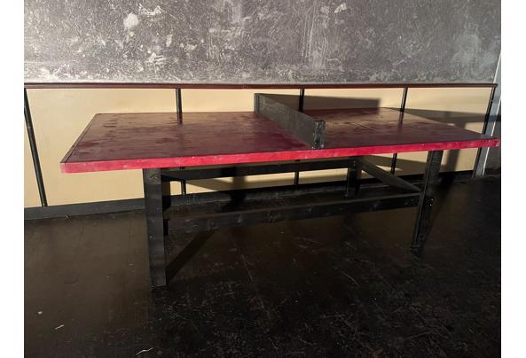 Zelf gebouwde tafeltennistafel - 3