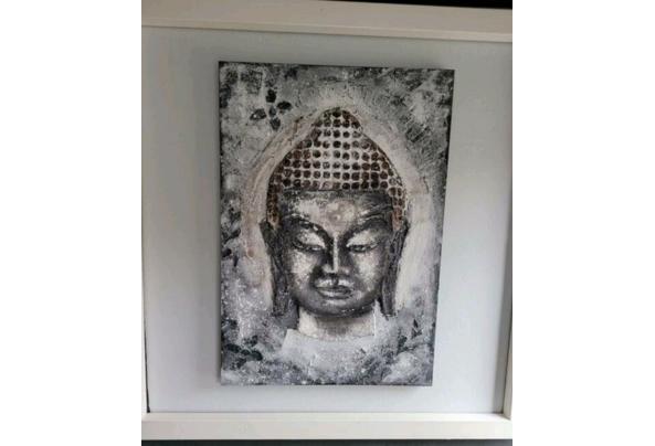 Boeddha schilderij & hoofd - SmartSelect_20211028-204646_Marktplaats