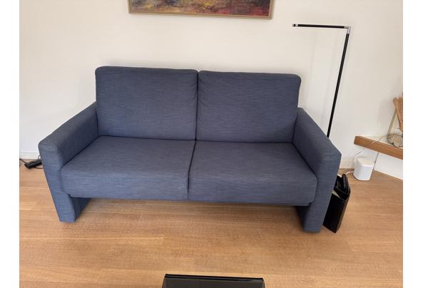 Blauwe stoffen 2 zits bank - IMG_6077