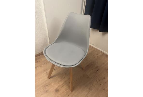 4 Moderne lichtgrijze Keeve (dupe) eetkamerstoelen – set van 4 - IMG_2612-(1)