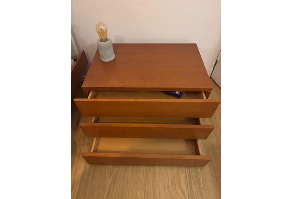 Mooi bed 160 breed bij 200 lang. Compleet met matras en topper - IMG_7433