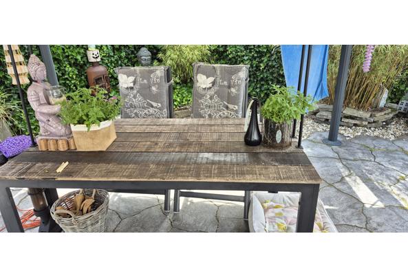 Tuinset, 3 verstelbare stoelen, 3 kussens en tafel 160x90 - 20260712_153703